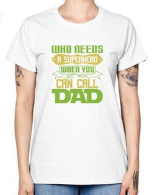 Who needs 266# - cartoon super hero -  Missy T-Shirt