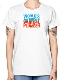 Worlds okayest plumber1665# - plumber -  Missy T-Shirt