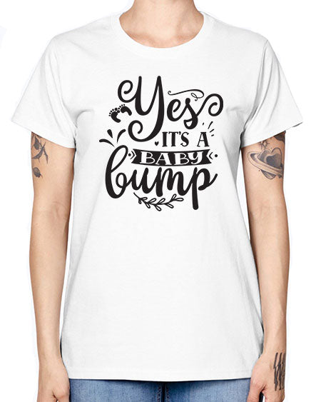 Yes it s a baby bump 476# - pregnancy -  Missy T-Shirt