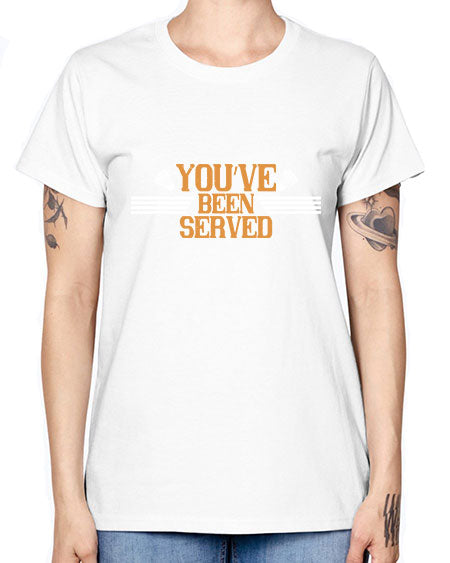 You’ve been served 1714# - badminton -  Missy T-Shirt