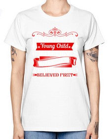 behind every young child who believes in himself is a parent who believed first 65# - parents day -  Missy T-Shirt