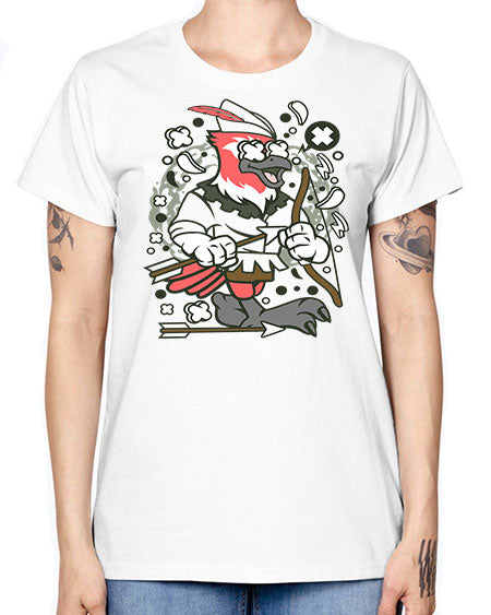 bird robin hood 25# - birds -  Missy T-Shirt