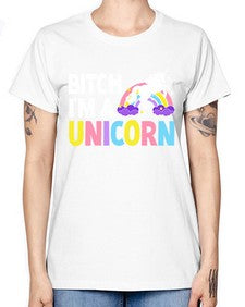 bitch im a unicorn 61# - unicorn -  Missy T-Shirt