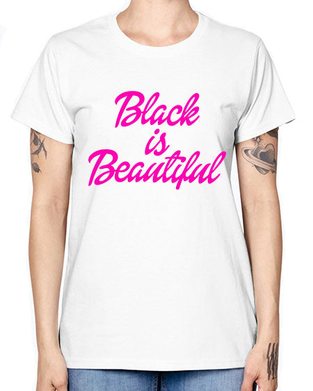 black is beautiful 200# - black words and phrases -  Missy T-Shirt