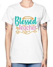 blessed teacherr 633# - teacher -  Missy T-Shirt