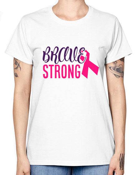 brave strong Style 15# - breast cancer -  Missy T-Shirt