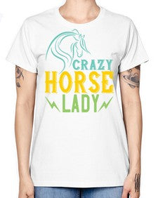 crazy horse lady Style 10# - horse -  Missy T-Shirt