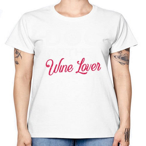 dog mother wine lover 16# - dogs -  Missy T-Shirt