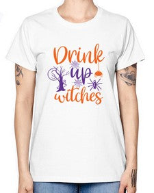 drink up witches 40# - witch -  Missy T-Shirt