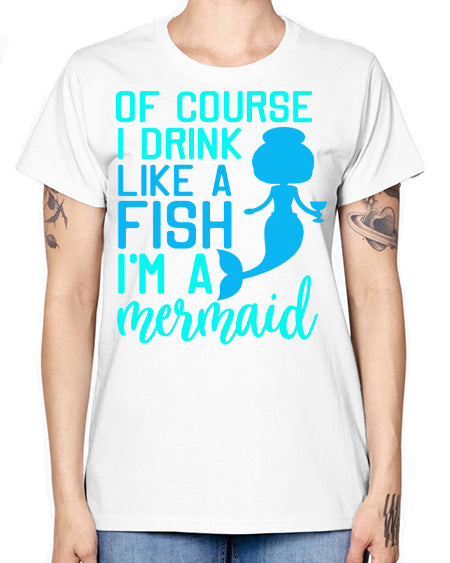 drinklikeafishvk 61# - shark-fish -  Missy T-Shirt