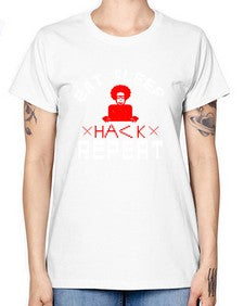 eat sleep hack repeat 48# - computer -  Missy T-Shirt
