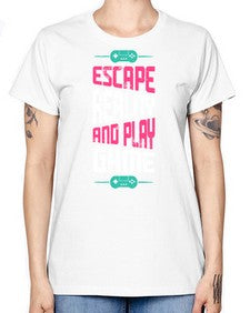 escape reality and play 80# - video games -  Missy T-Shirt
