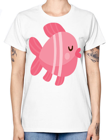fish 53# - shark-fish -  Missy T-Shirt