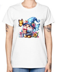 gnome with butterfly 03# - gnome -  Missy T-Shirt
