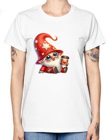 gnome with butterfly 04# - gnome -  Missy T-Shirt
