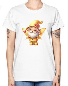 gnome with butterfly 05# - gnome -  Missy T-Shirt