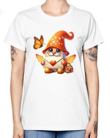 gnome with butterfly 06# - gnome -  Missy T-Shirt