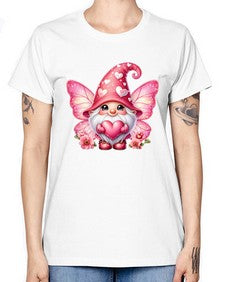 gnome with butterfly 08# - gnome -  Missy T-Shirt
