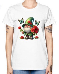 gnome with butterfly 11# - gnome -  Missy T-Shirt