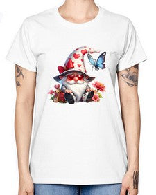 gnome with butterfly 13# - gnome -  Missy T-Shirt