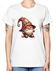 gnome with butterfly 15# - gnome -  Missy T-Shirt