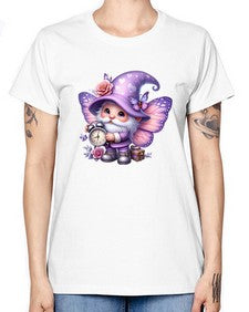gnome with butterfly 18# - gnome -  Missy T-Shirt