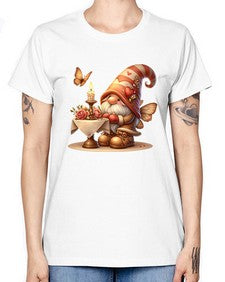 gnome with butterfly 21# - gnome -  Missy T-Shirt