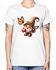 gnome with butterfly 22# - gnome -  Missy T-Shirt