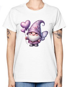 gnome with butterfly 25# - gnome -  Missy T-Shirt
