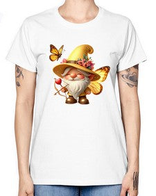 gnome with butterfly 27# - gnome -  Missy T-Shirt