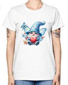 gnome with butterfly 28# - gnome -  Missy T-Shirt