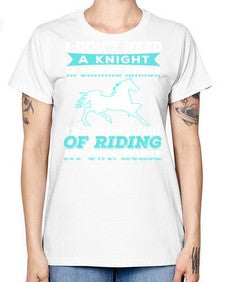 i dont need a knight in shining armor - horse -  Missy T-Shirt