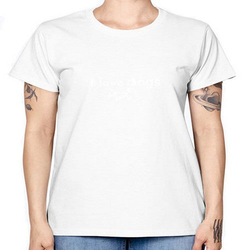 i love dog 169# - dogs -  Missy T-Shirt