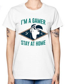 im gamer stay at home 119# - video games -  Missy T-Shirt