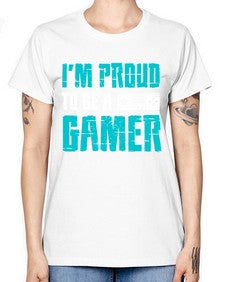 im proud to be a gamer 121# - video games -  Missy T-Shirt