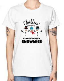 kindergarten snowmies 434# - kindergarten -  Missy T-Shirt