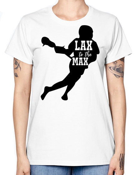 lax to the max 2# - lacrosse -  Missy T-Shirt