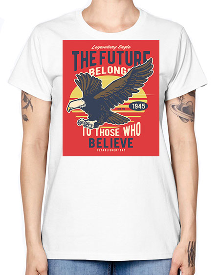 legendary eagle 55# - birds -  Missy T-Shirt
