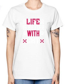 life is better with cat Style 65# - cats -  Missy T-Shirt