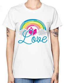 love 276# - unicorn -  Missy T-Shirt