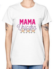 mama unicorn 289# - unicorn -  Missy T-Shirt