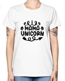 mama unicorn 300# - unicorn -  Missy T-Shirt