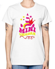 mini unicorn 307# - unicorn -  Missy T-Shirt