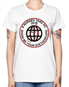 nurse takes dc design 1200# - nurse -  Missy T-Shirt