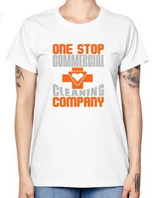 one stop commercial cleaning company Style 332# - cleaner -  Missy T-Shirt