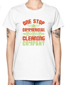 one stop commercial cleaning company Style 333# - cleaner -  Missy T-Shirt