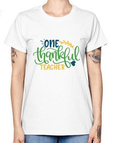 one thankful teacher Style 334# - teacher -  Missy T-Shirt