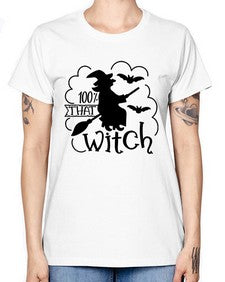 percent that witch 55# - witch -  Missy T-Shirt