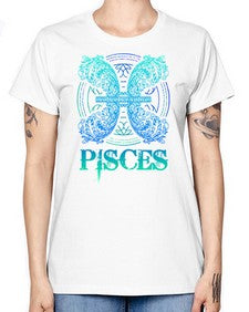 pisces Zodiac 381# - pisces -  Missy T-Shirt