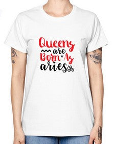 queens Are Born As Aries 384# - aries -  Missy T-Shirt